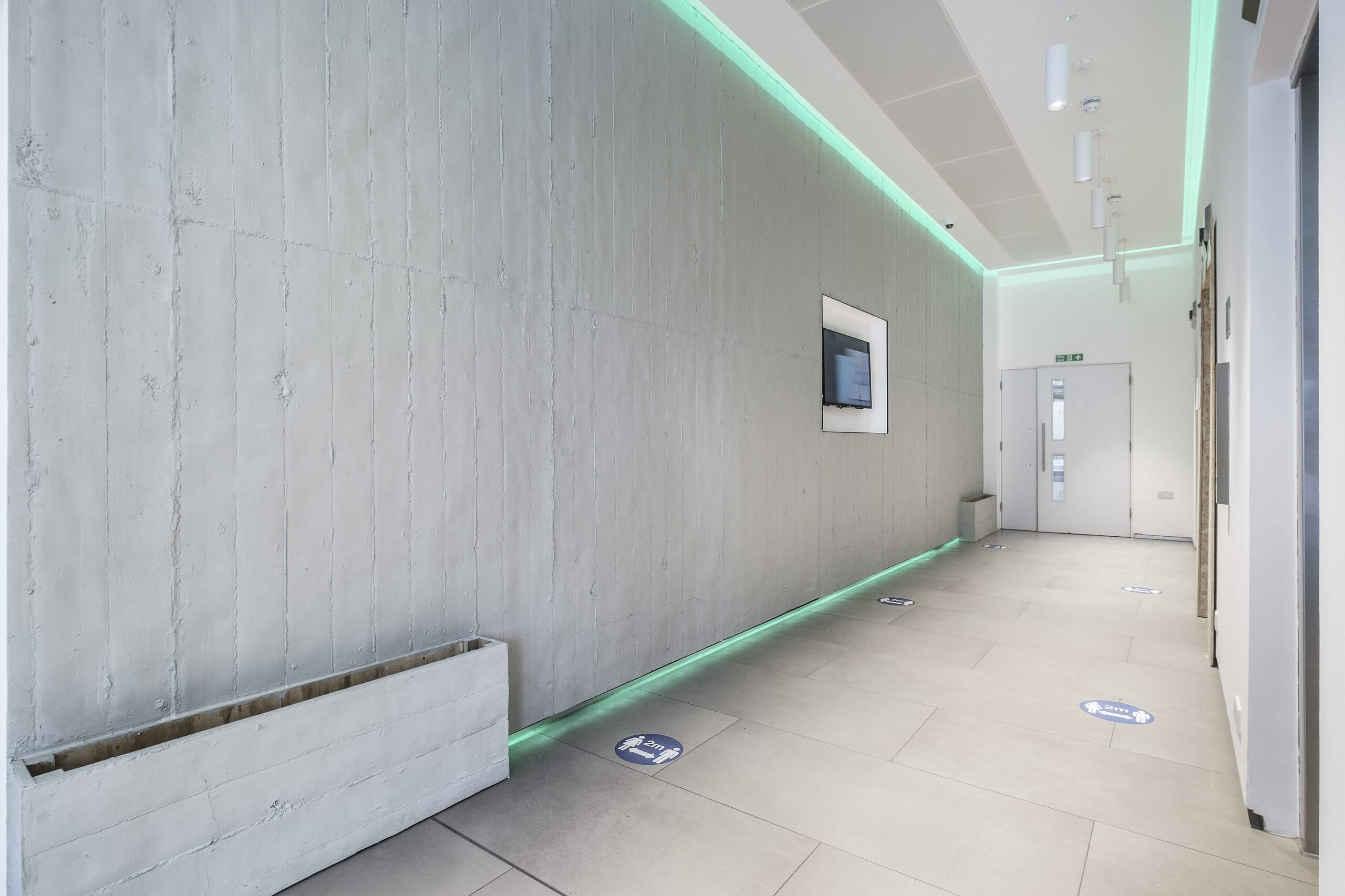 Concrete Wall Panels in Office Fit Out