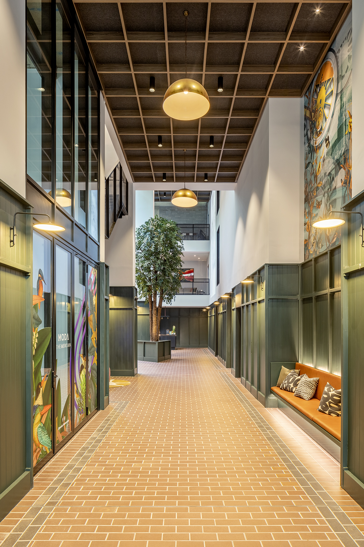 Fostering community gathering in a high-rise residential development