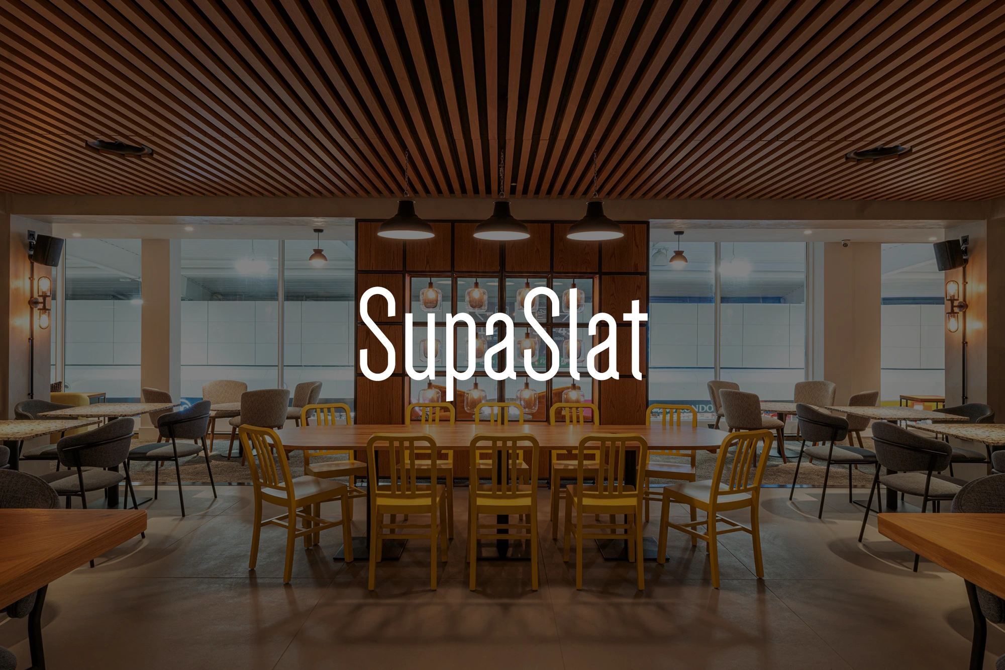 Supaslat Acoustic Slatted Ceiling & Wall Panel