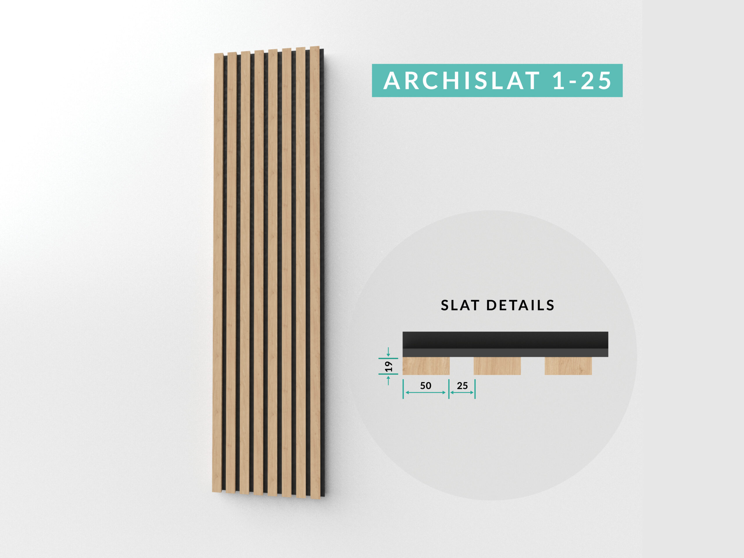 ARCHISLAT Slat details 1-25